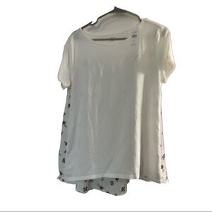 LOFT Outlet NWT White Flowy Blouse #6782